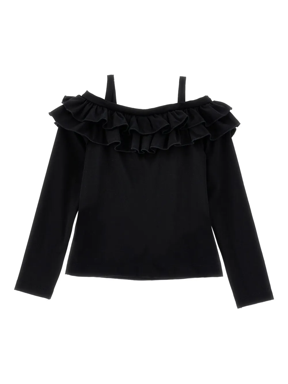 Philosophy Di Lorenzo Serafini Kids Top met franje Zwart