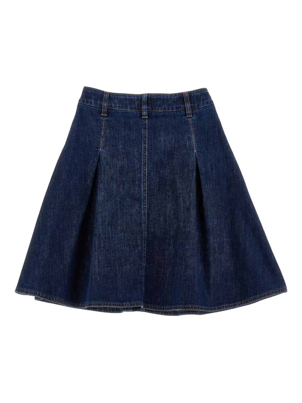 Philosophy Di Lorenzo Serafini Kids embroidered-logo denim skirt | Denim Skirts | Image 2