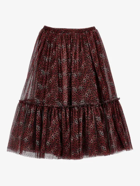 Philosophy Di Lorenzo Serafini Kids Saia animal print com babados
