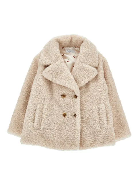 Philosophy Di Lorenzo Serafini Kids teddy double-breasted coat
