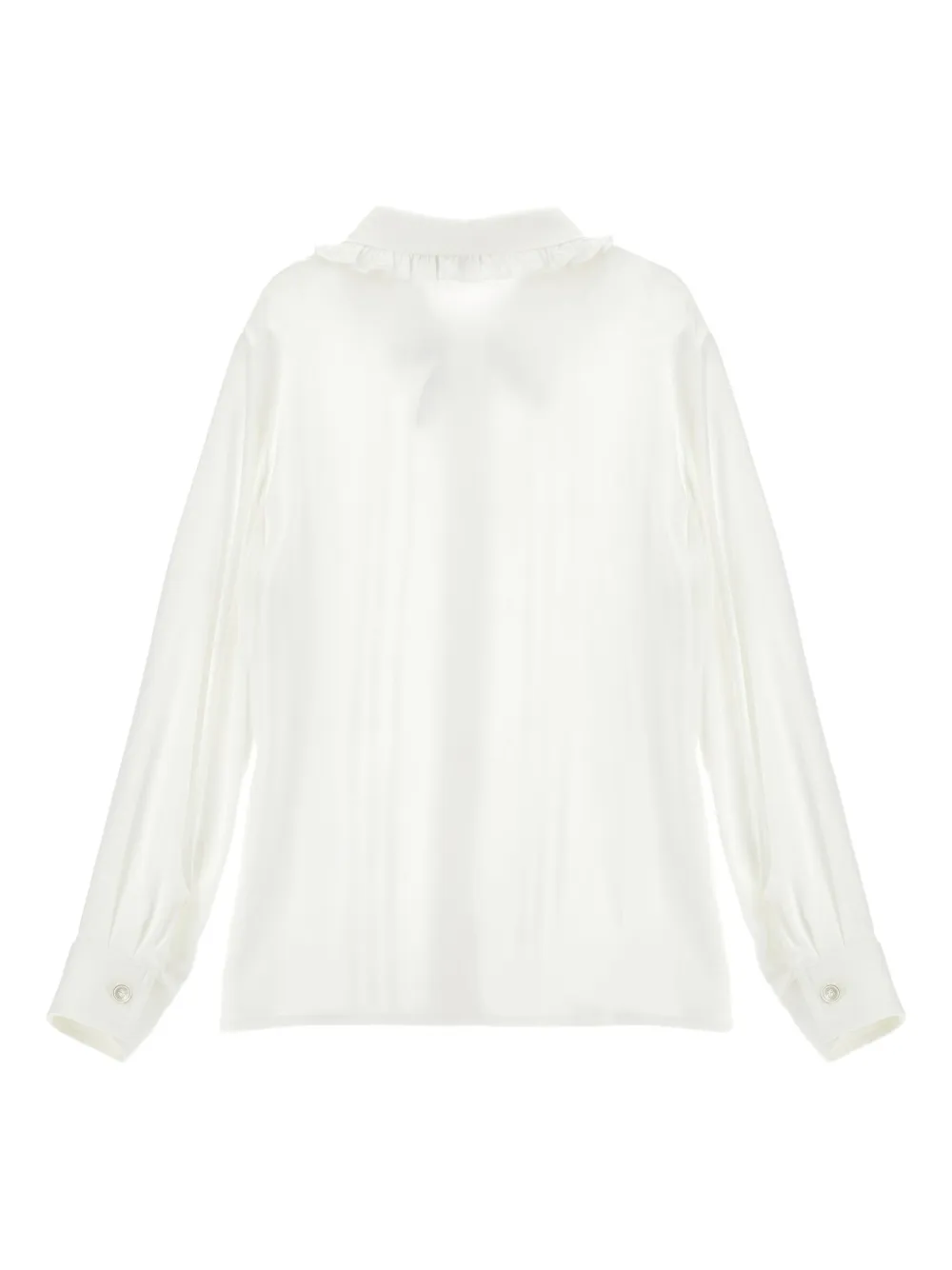 Philosophy Di Lorenzo Serafini Kids ruffled pussy-bow blouse | Girls Blouses | Image 2