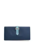 Hermès Pre-Owned 2015 Bicolor Epsom Swift Bearn Wallet long wallets - Blue