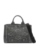 Prada Pre-Owned 2010-2020 Denim Canapa Bijoux satchel - Blue