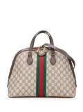 Gucci Pre-Owned 2016-2025 Medium GG Supreme Ophidia Web satchel - Brown