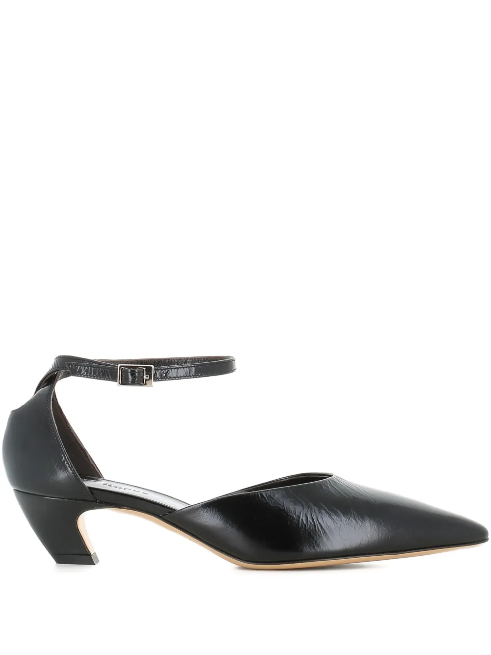 ankle-strap pointed-toe pumps