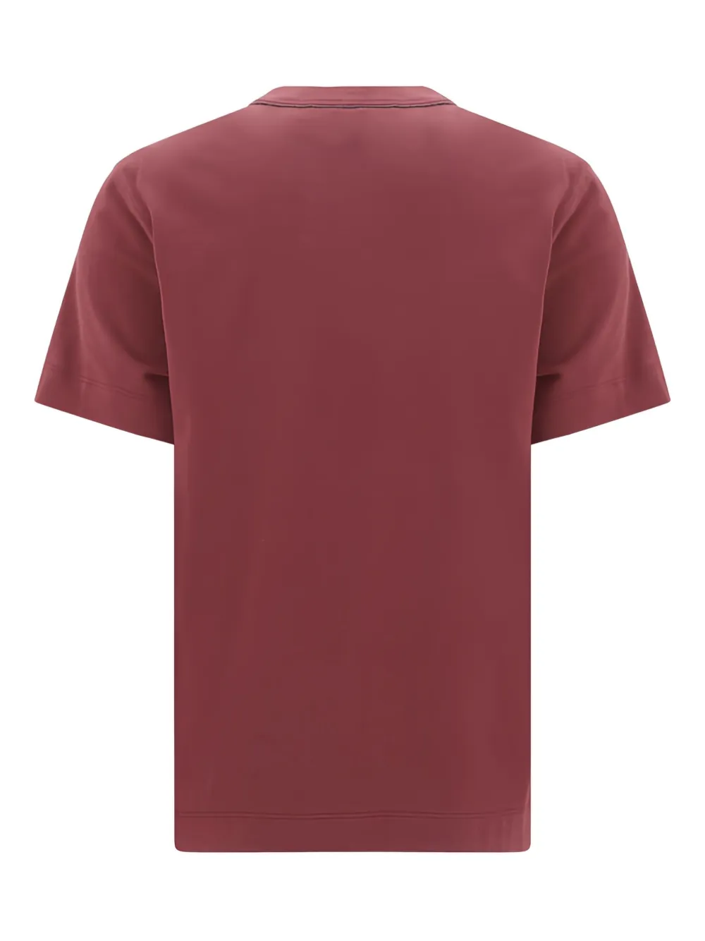 Brunello Cucinelli jewel-embellished ribbed T-shirt Rood