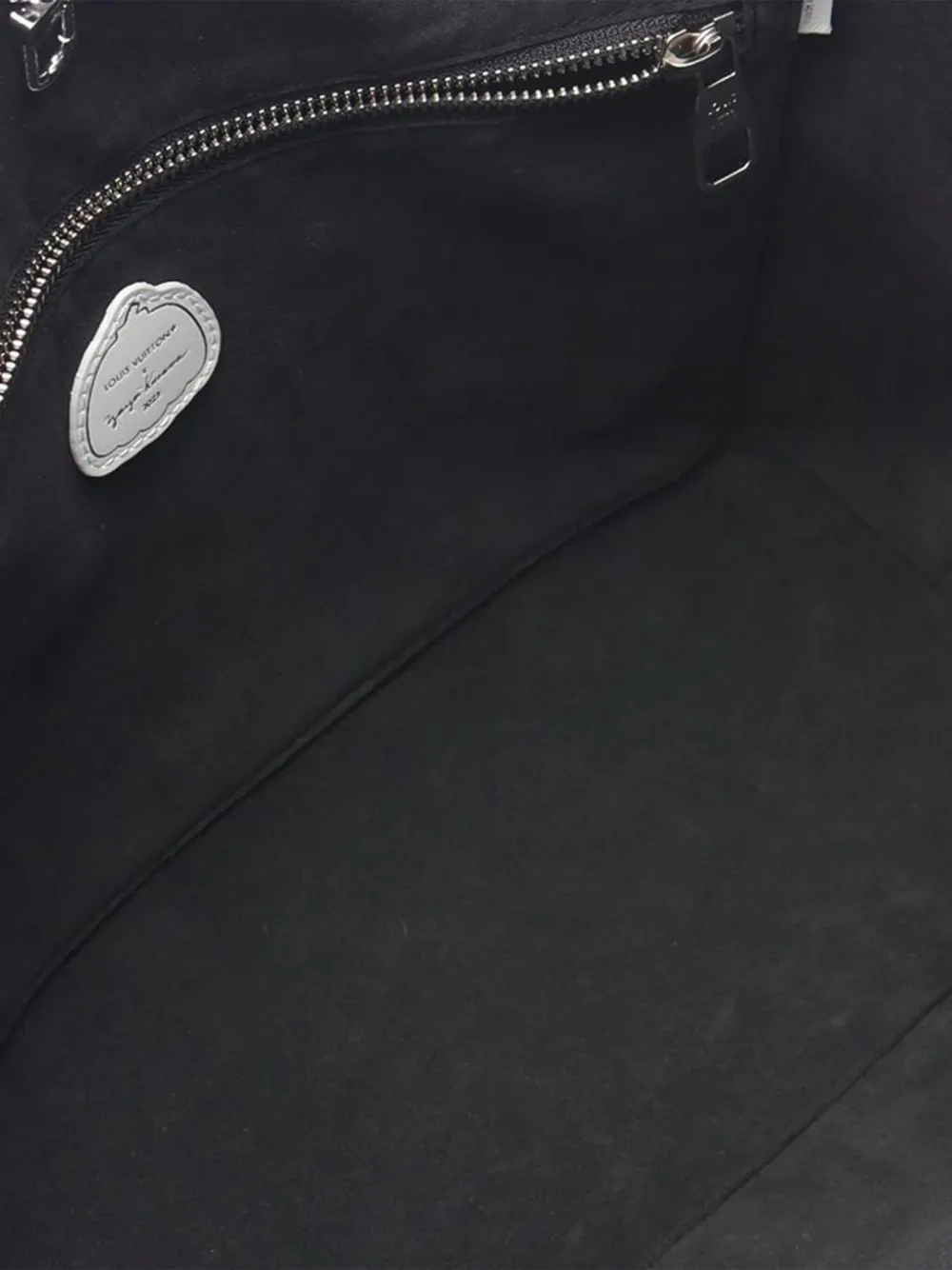 Pre-owned Louis Vuitton 2023 Yayoi Kusama Infinity Dots Monogram Empreinte Neverfull Mm Tote Bag In Black