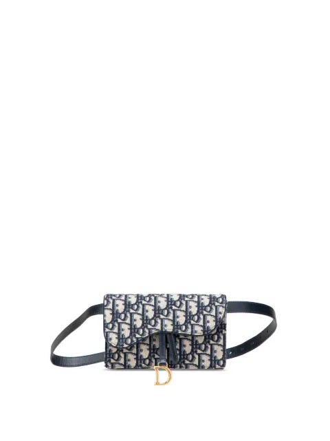 Christian Dior Pre-Owned 2020 Oblique Canvas Saddle belt bag