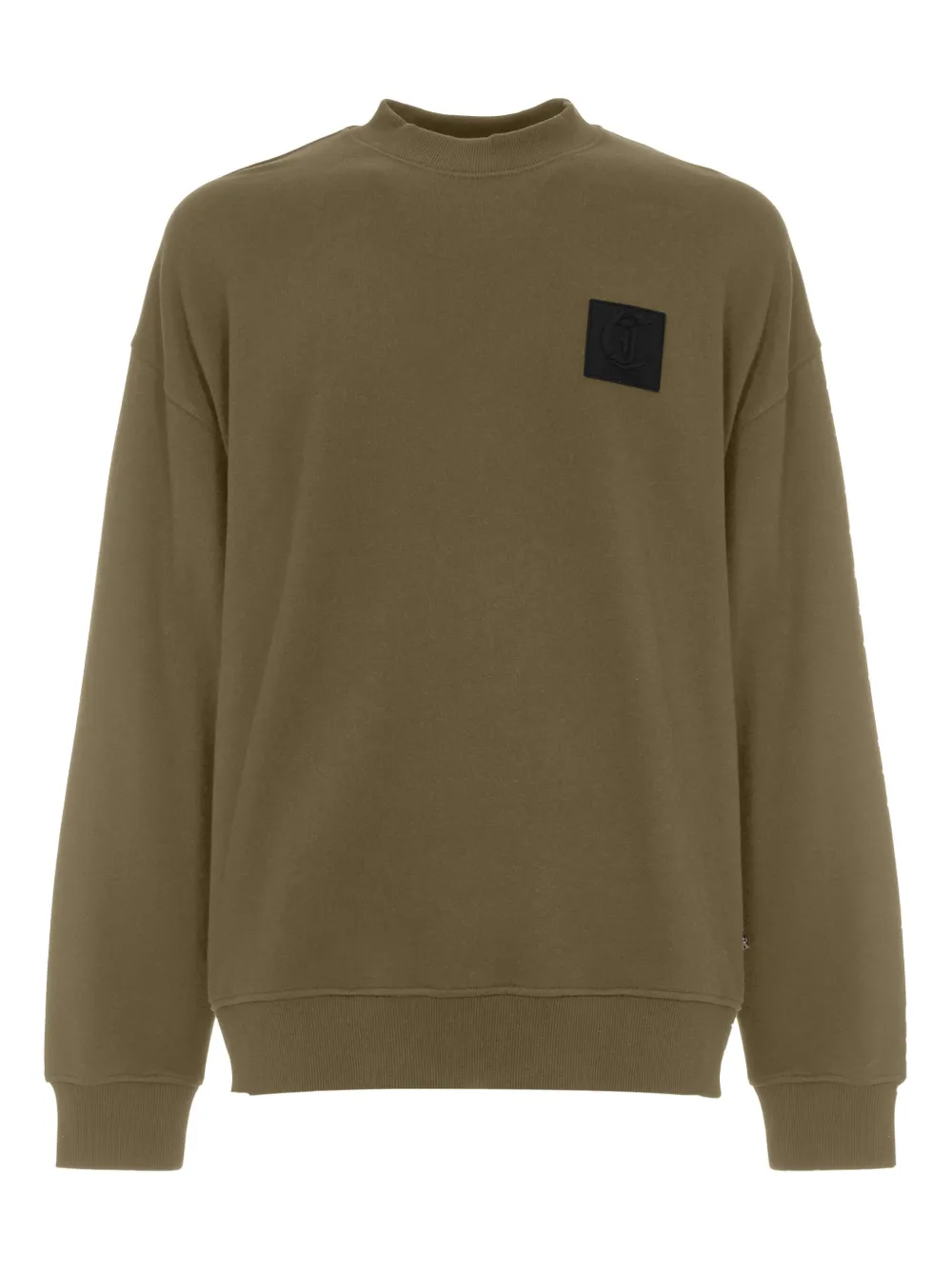 Just Cavalli Logo-plaque Sweatshirt In Green