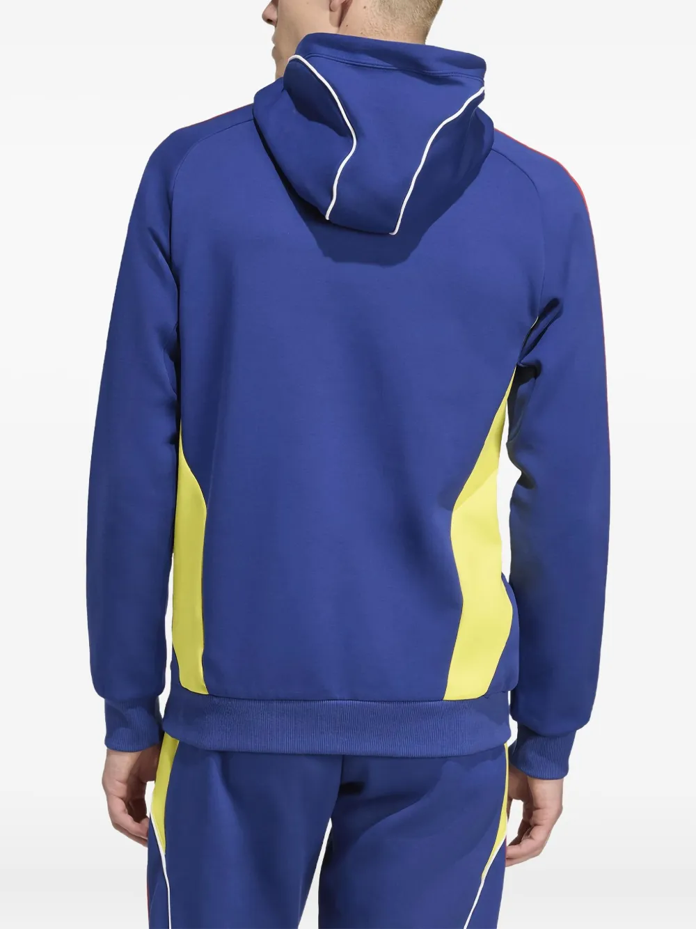 adidas logo-embroidered panelled hoodie | Hoodies | Image 2