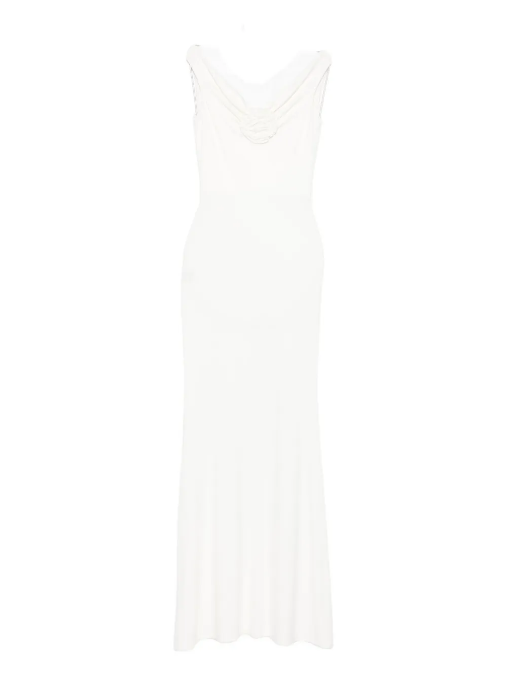 Roserry Embellished Sleeveless Maxi Dress In White