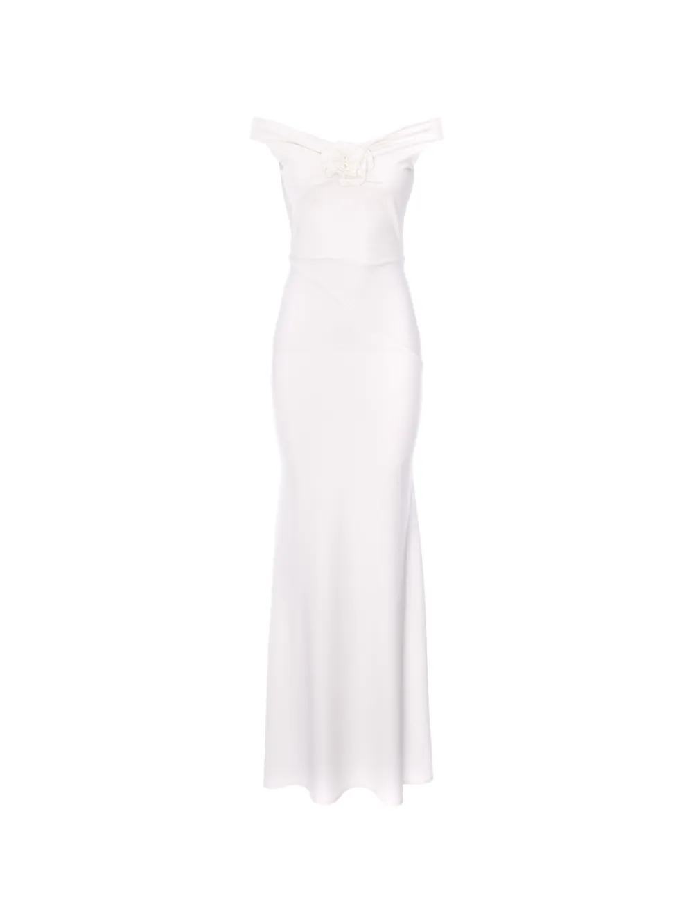 ROSERRY embellished sleeveless maxi dress - Bianco