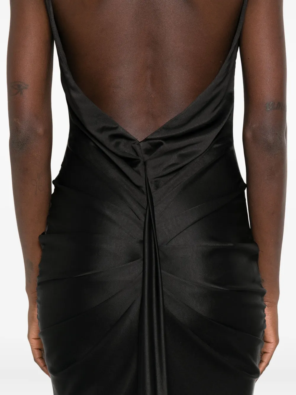 ROSERRY Mouwloze maxi-jurk met uitgesneden details Zwart