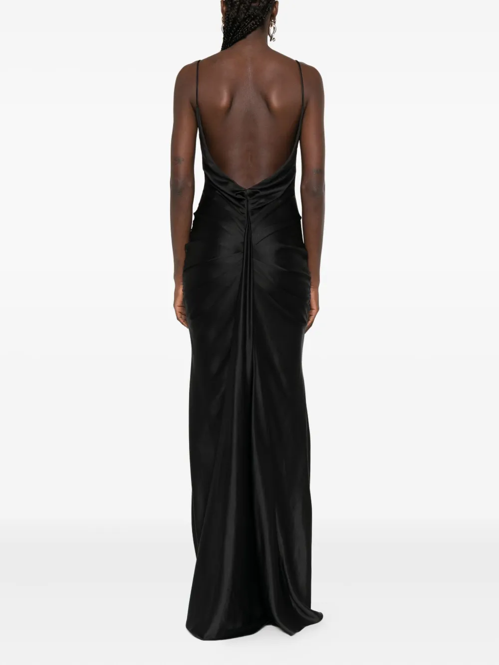 ROSERRY Mouwloze maxi-jurk met uitgesneden details Zwart