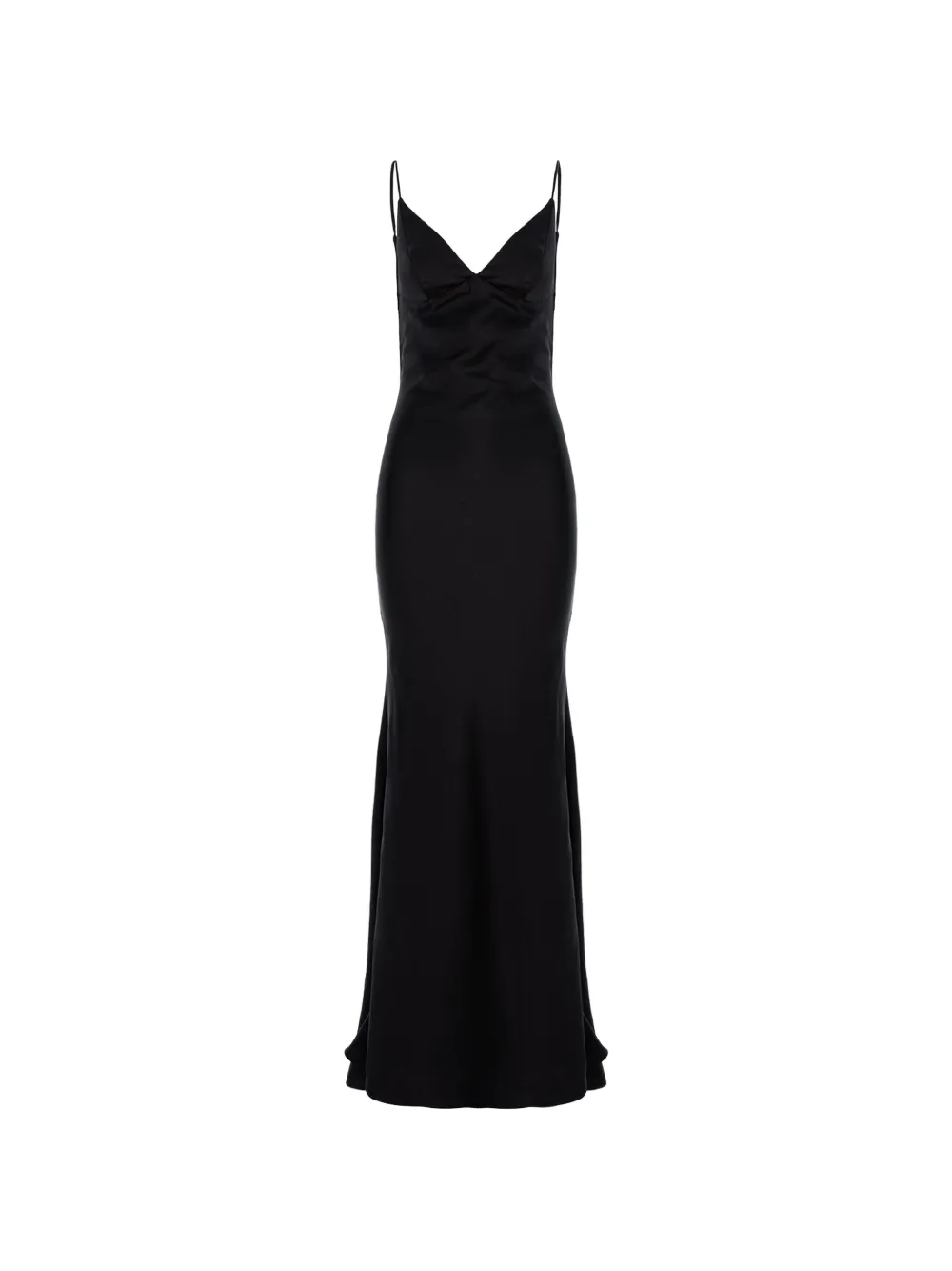 ROSERRY bias-cut sleeveless maxi dress - Schwarz