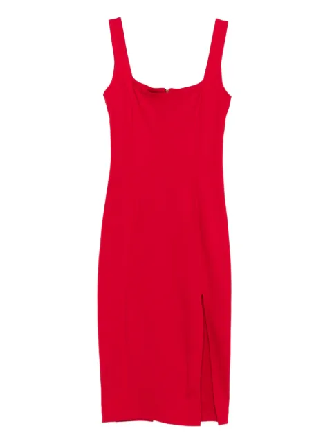 ROSERRY Kensington square-neck split midi dress