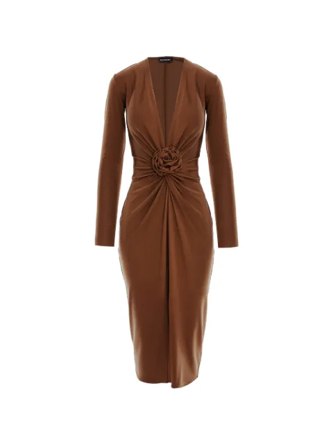 ROSERRY Verziertes Midikleid mit Twist-Detail