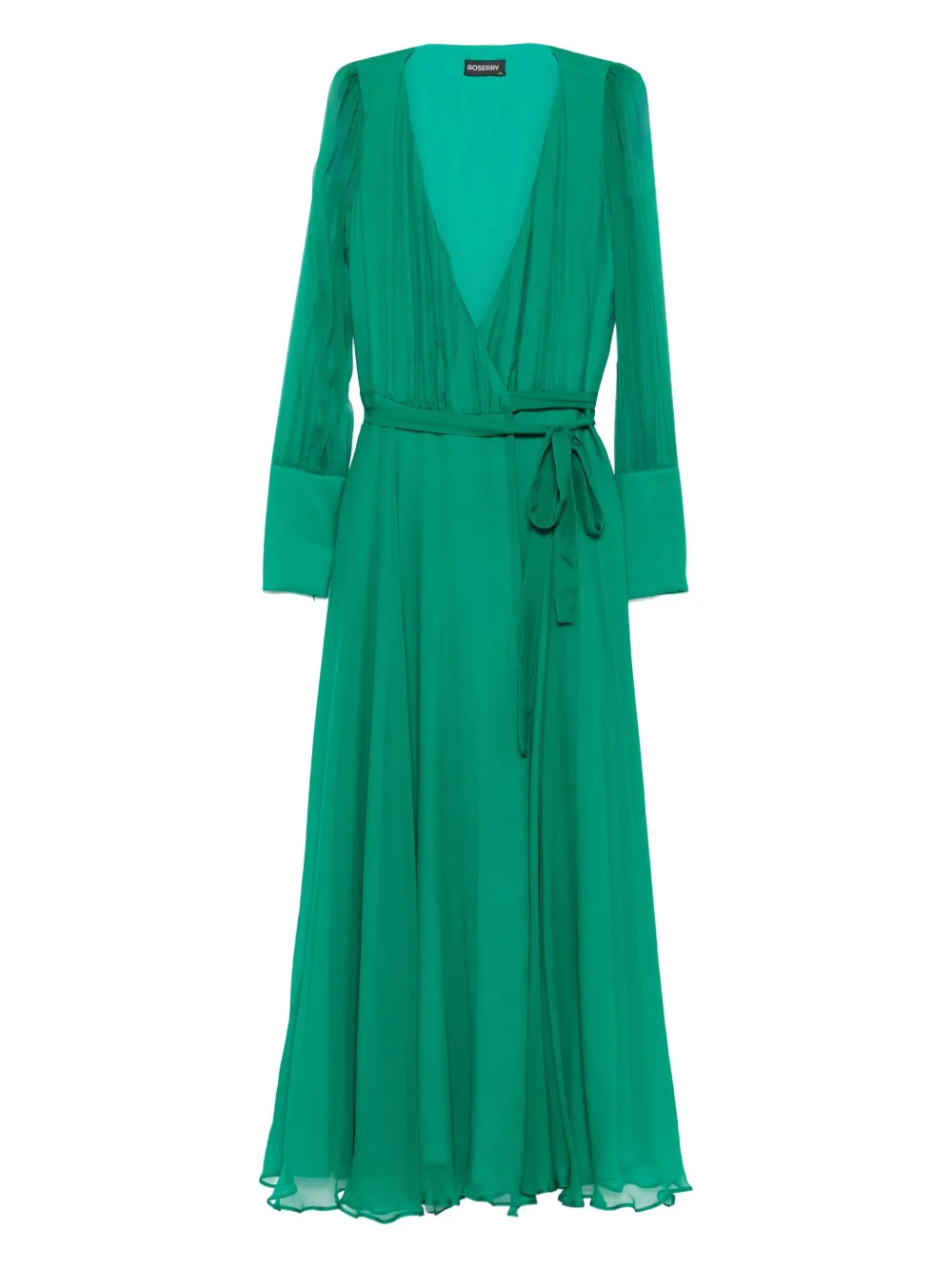 ROSERRY Midi-jurk met lange mouwen Groen