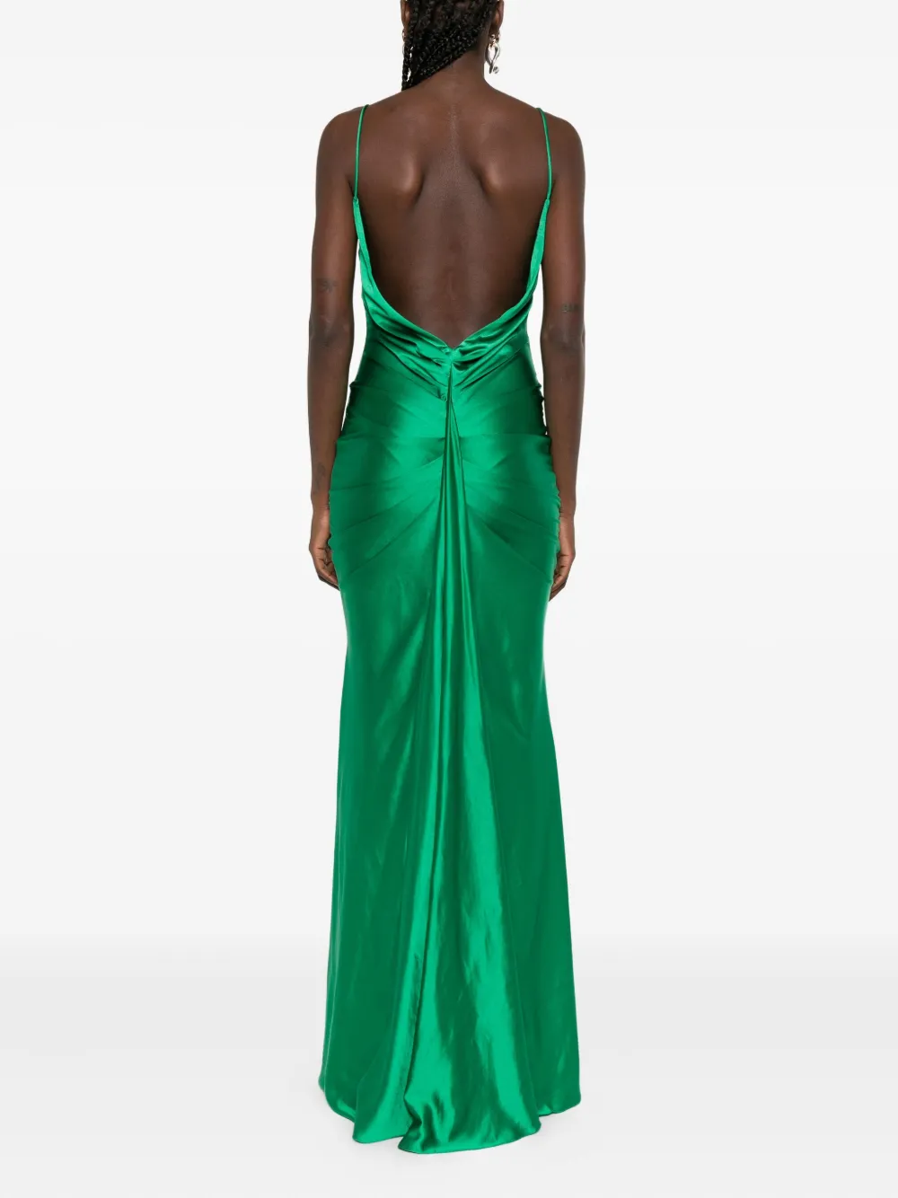 ROSERRY Mouwloze maxi-jurk Groen