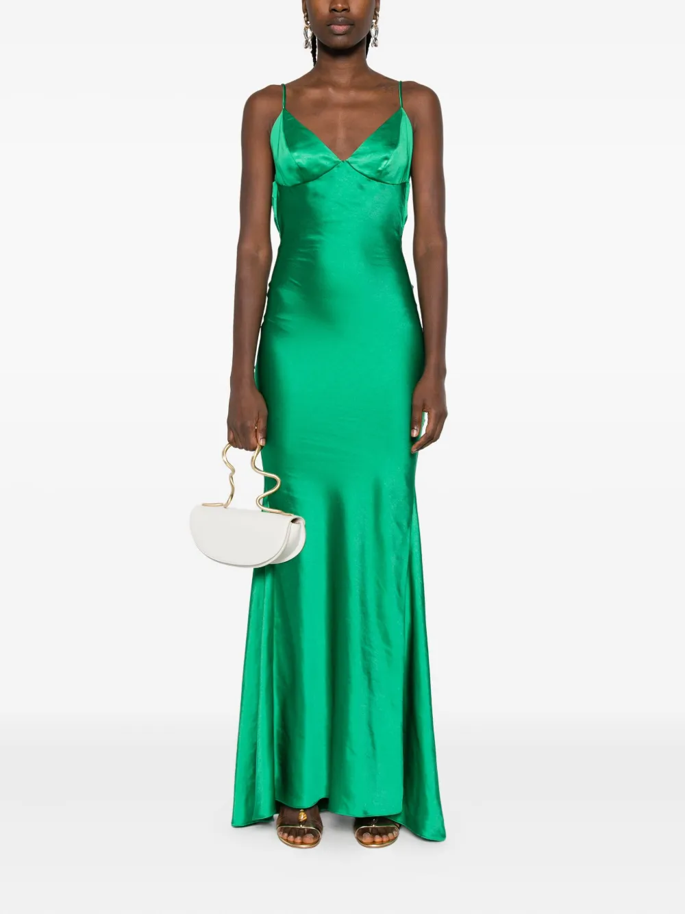 ROSERRY sleeveless maxi dress - Groen