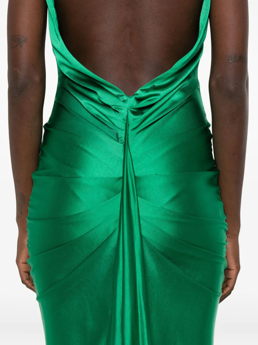 ROSERRY Mouwloze maxi-jurk Groen