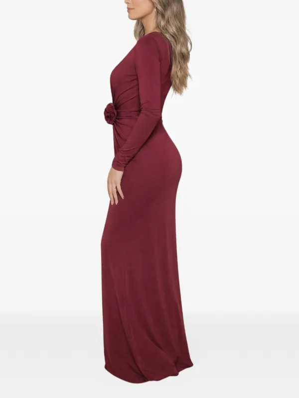 chinese dress ladies Mallorca Jersey Maxi Dress in Off White – Roserry.com main image 1