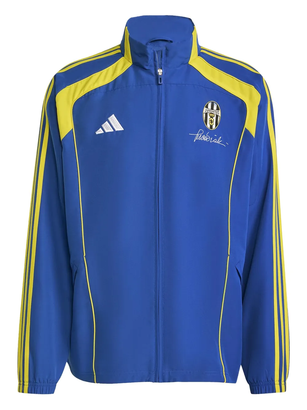 adidas three-stripe jacket | Blue | Image 1