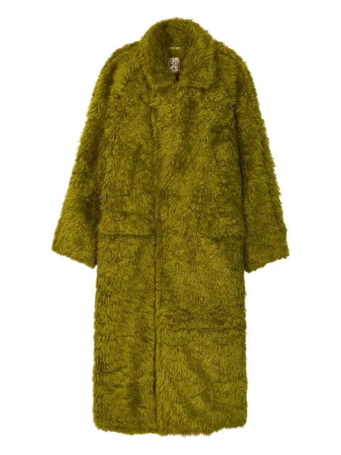 CamperLab double-breasted faux-fur coat