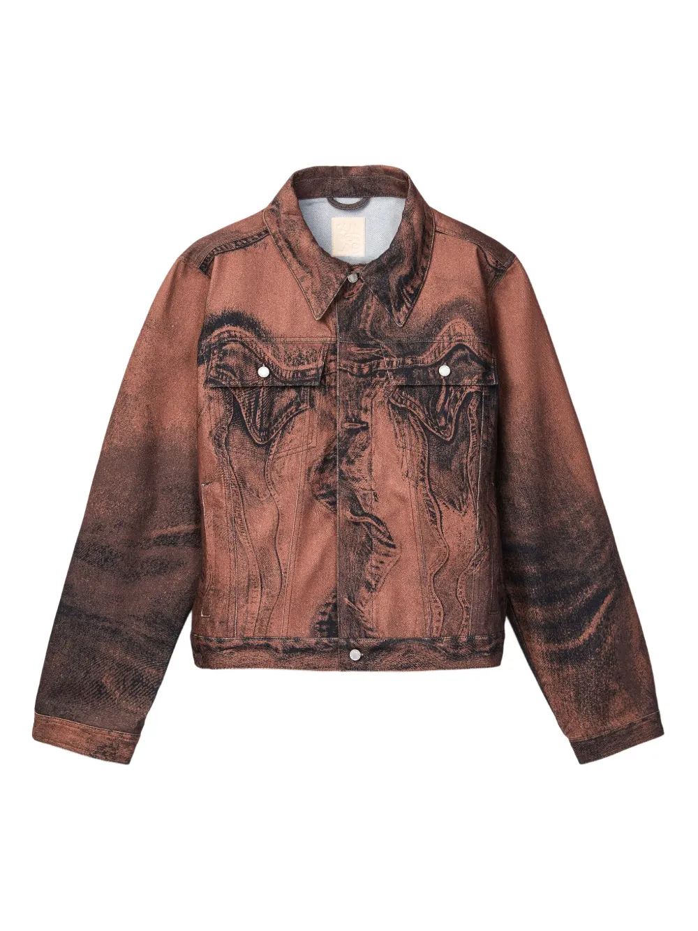 CamperLab acid-wash effect denim jacket | Brown | Image 1