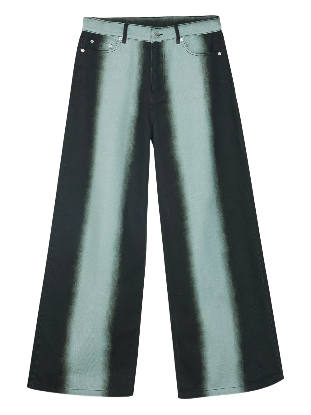 CamperLab dip-dye denim trousers | Black | Image 1