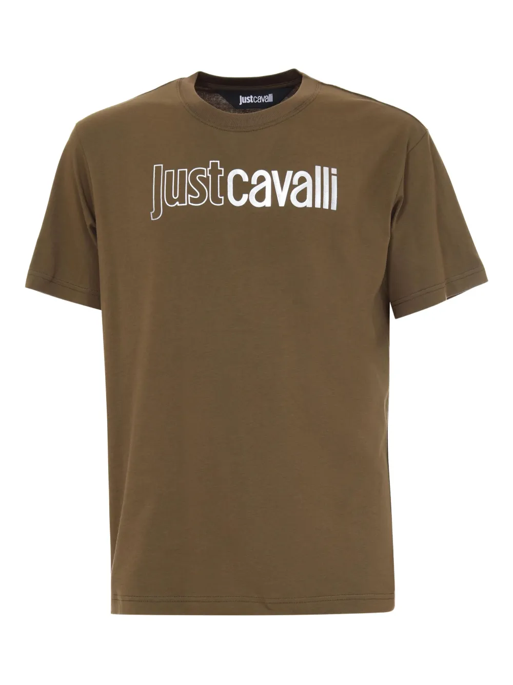 Just Cavalli logo-print T-shirt | Green | Image 1