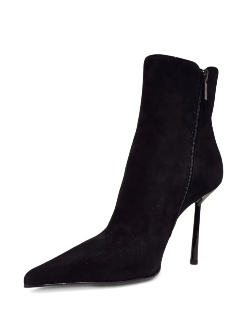 Le Silla 80mm Bella Pointed-toe Stiletto Boots In Black