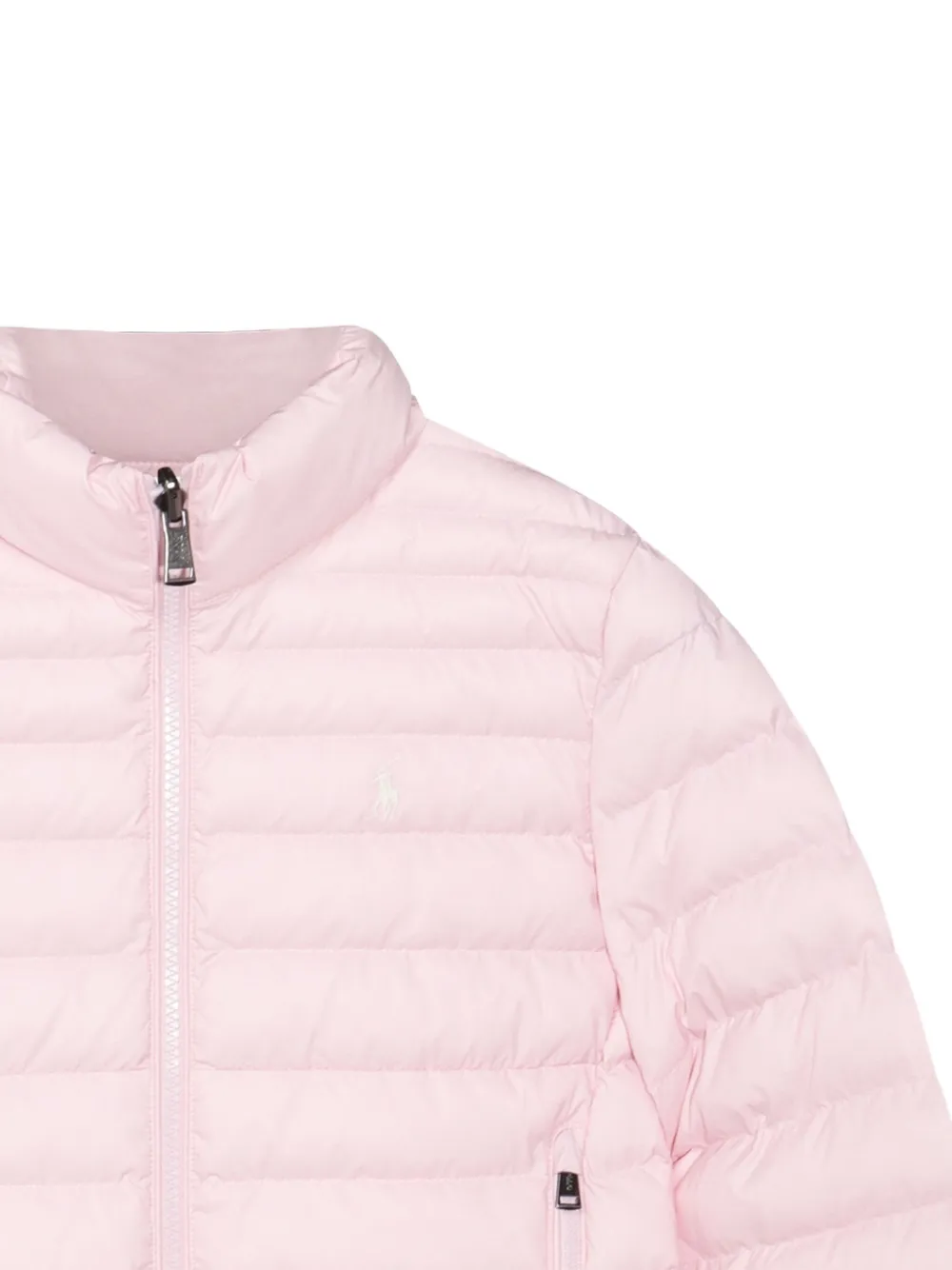 POLO RALPH LAUREN KIDS quilted zip-up coat Roze