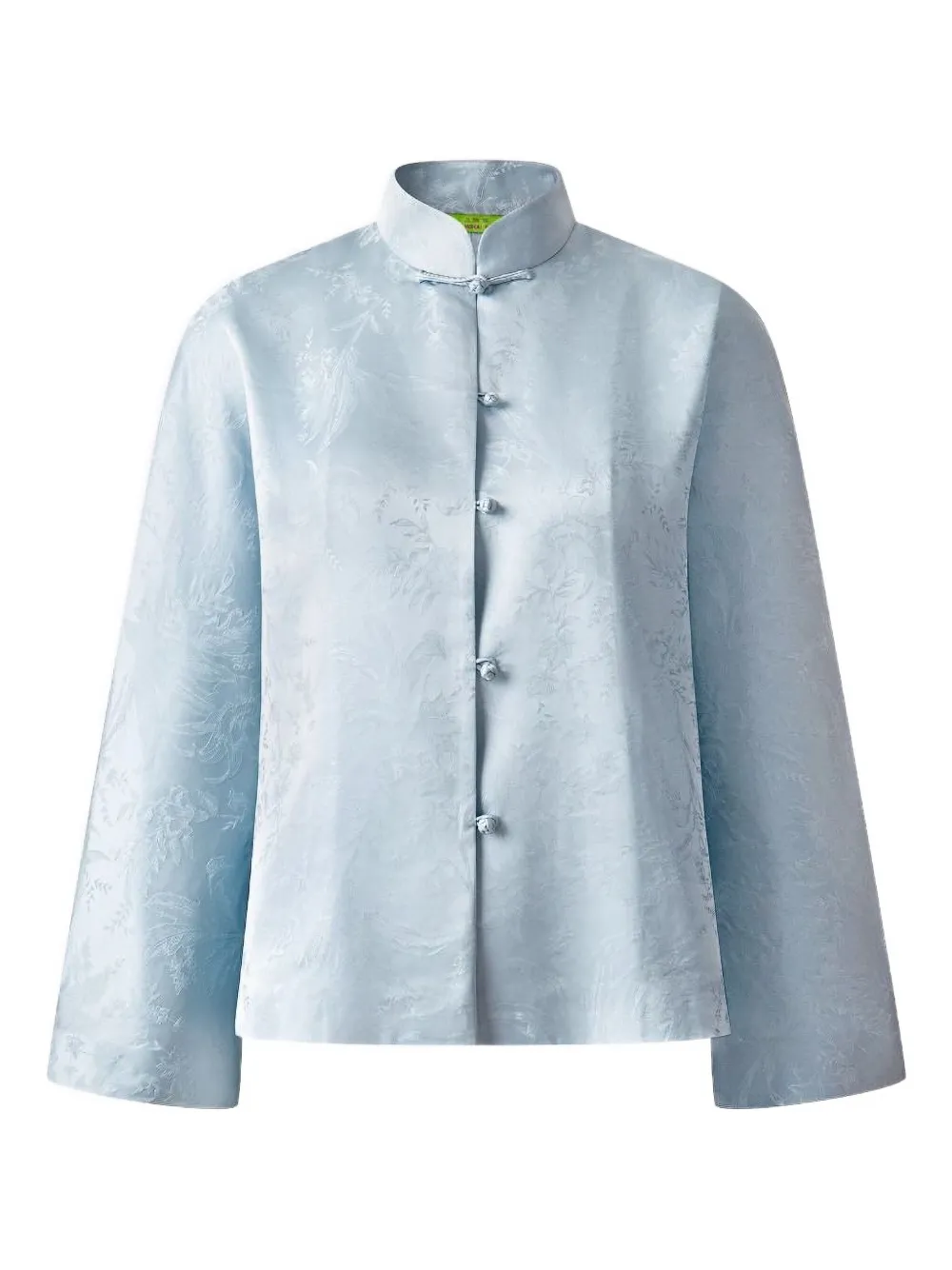 Shanghai Tang floral-jacquard shirt - Blu