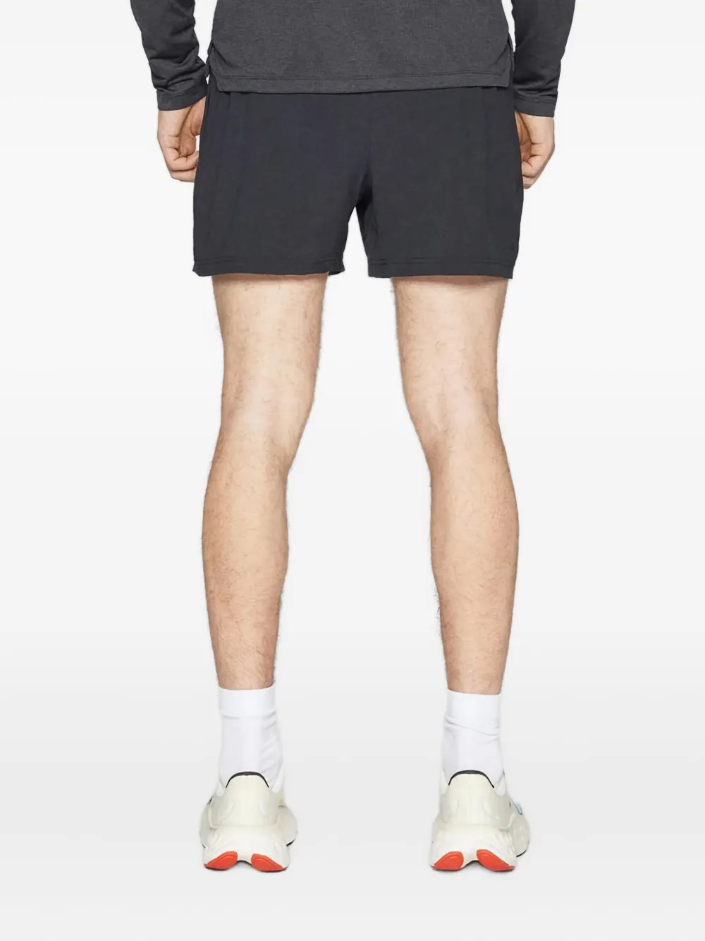 New Balance Logo-detail Running Shorts In Blue