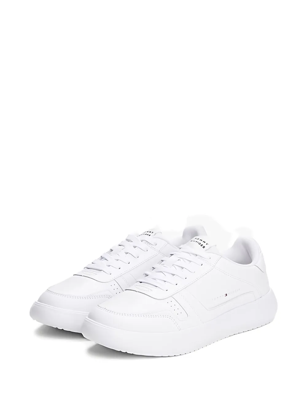 Tommy Hilfiger Lightweight Lace-up Sneakers In White