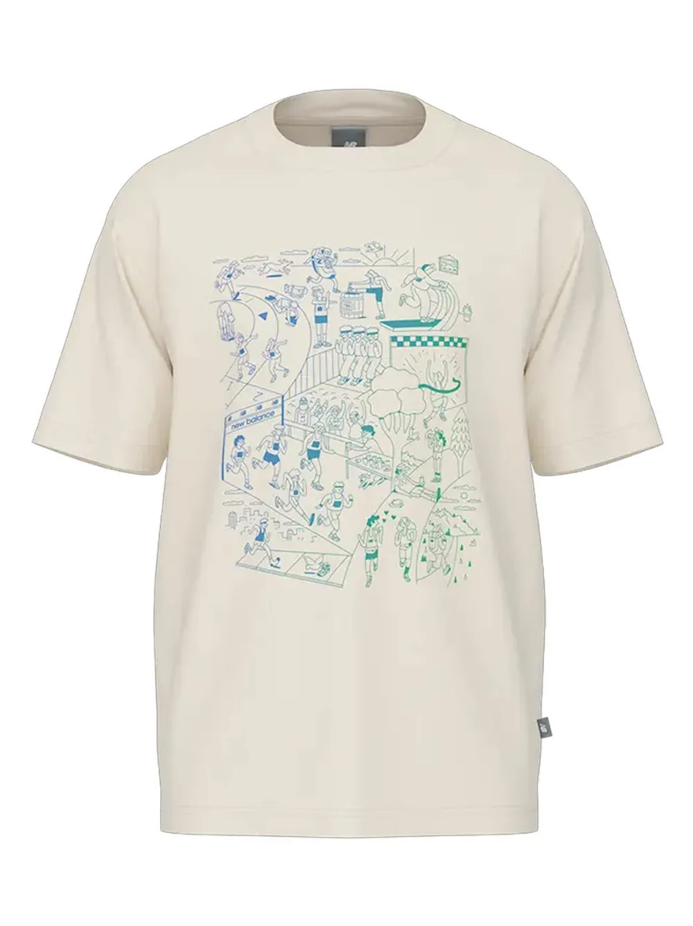 New Balance graphic-print T-shirt | neutro | Image 1