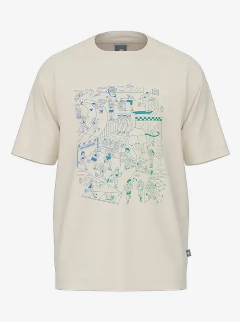 New Balance T-shirt met grafische print