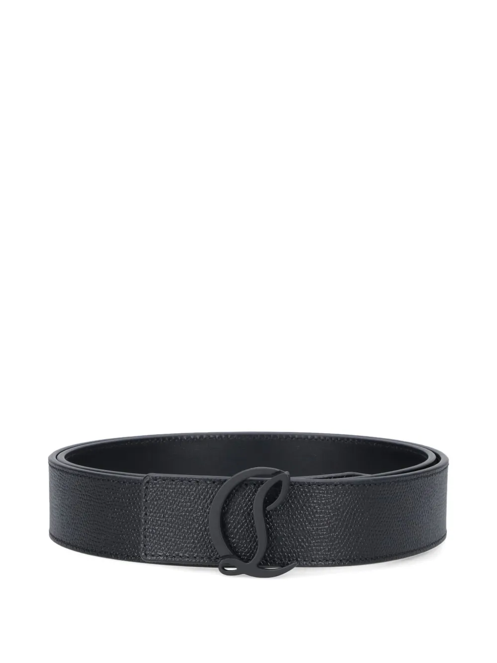 Christian Louboutin Mooncrest leather belt | Black | Image 1
