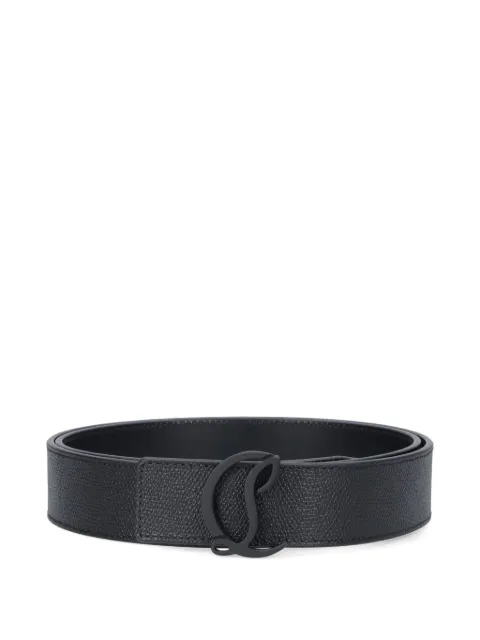 Christian Louboutin Mooncrest leather belt