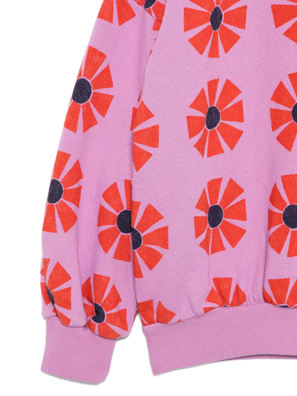 Bobo Choses Sweater met bloemenprint Paars