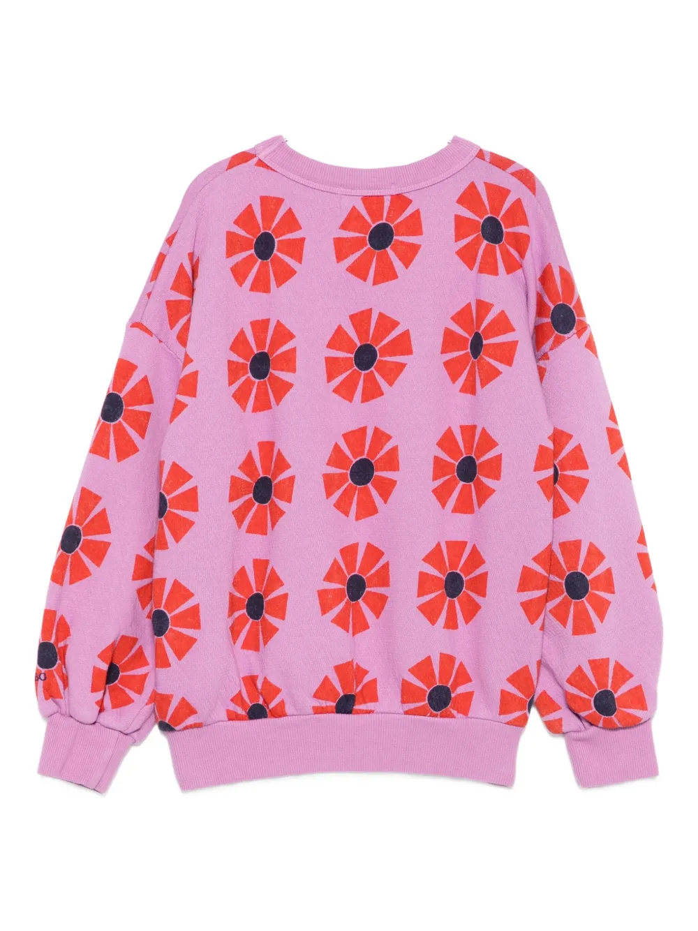 Bobo Choses Sweater met bloemenprint Paars
