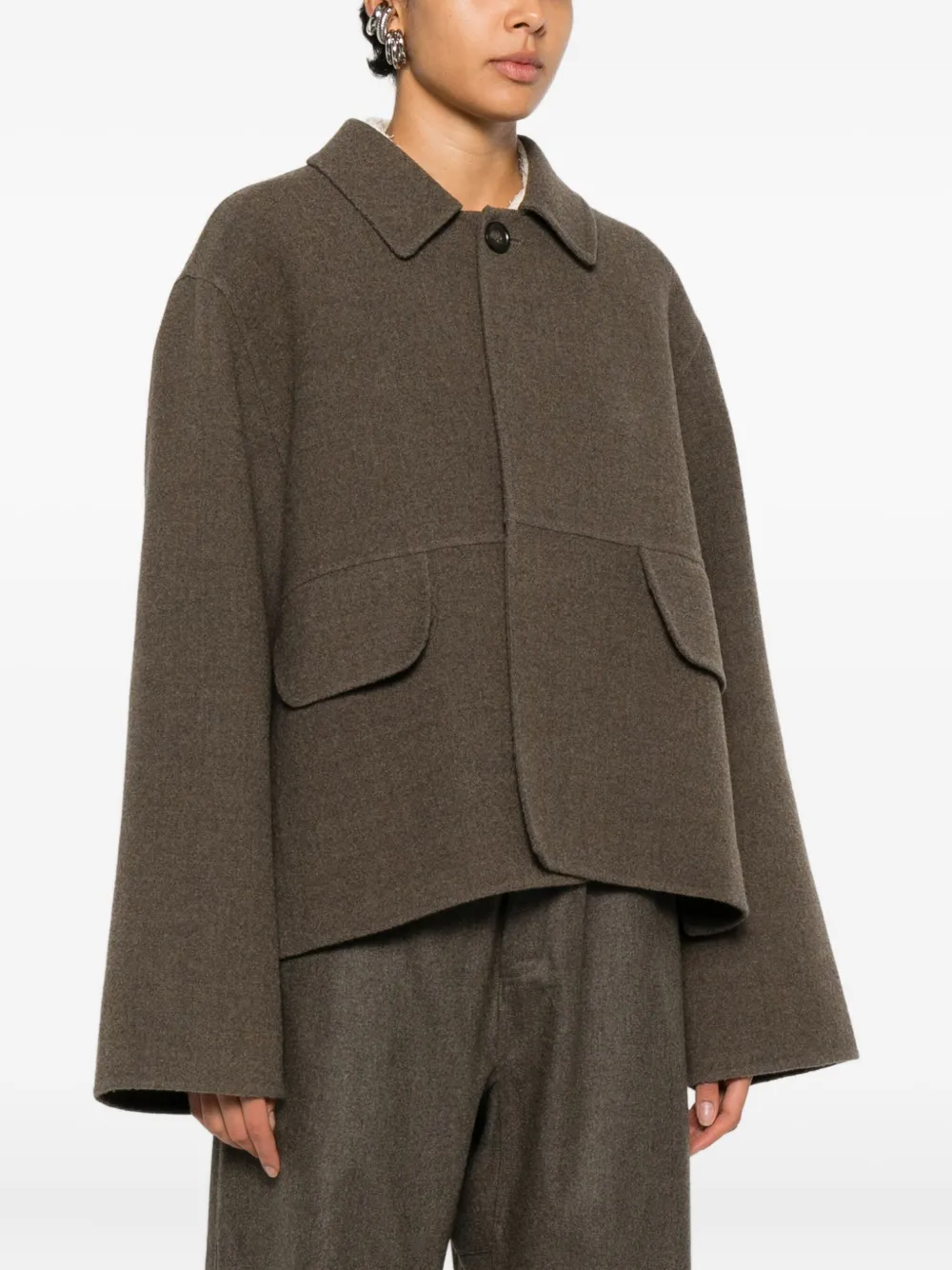 Sofie D'hoore Cox jack met klepzak Bruin