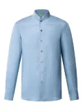 Shanghai Tang geometric-jacquard shirt - Blue
