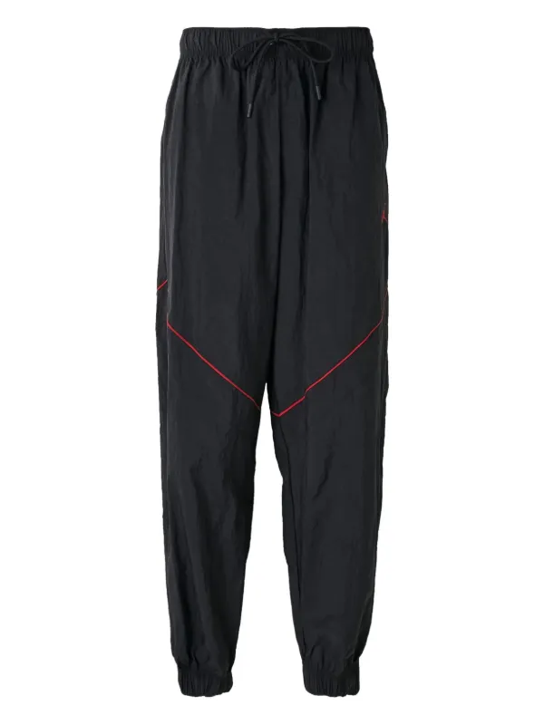 nike black and red sweatpants