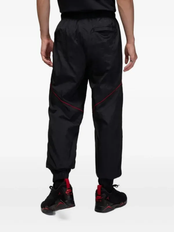 nike black and red sweatpants