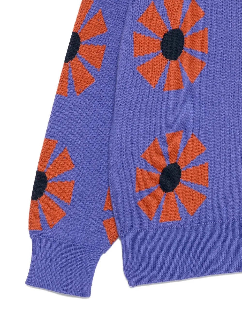 Bobo Choses Trui met bloemenprint Paars
