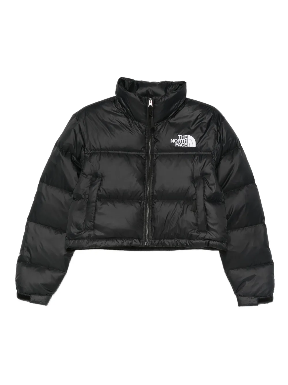 The North Face Cropped donsjack Zwart