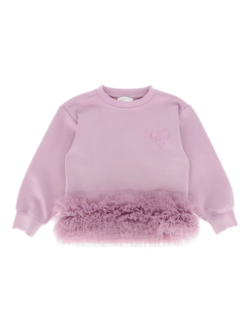 ANGEL'S FACE KIDS embroidered-ruffle tracksuit Paars