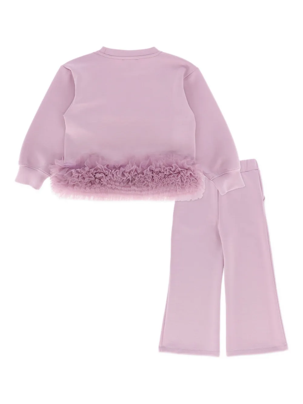 ANGEL'S FACE KIDS embroidered-ruffle tracksuit Paars